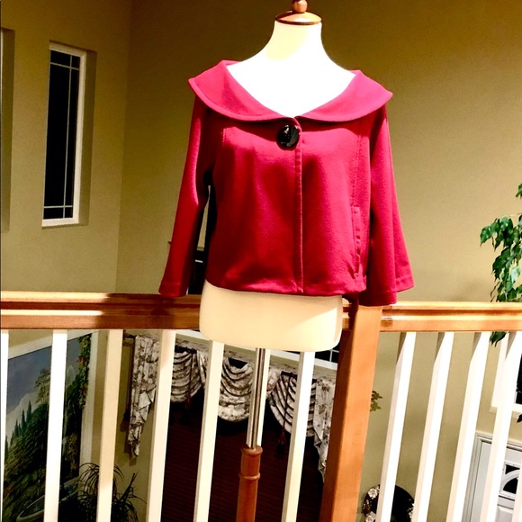 NEWPORT NEWS Retro Ponte Knit Topper Jacket - Picture 2 of 6
